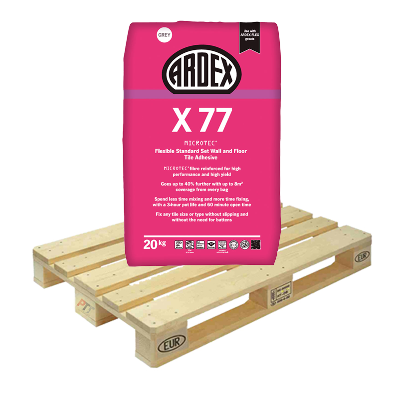 ARDEX X77 Grey S1 Half Pallet 20kg