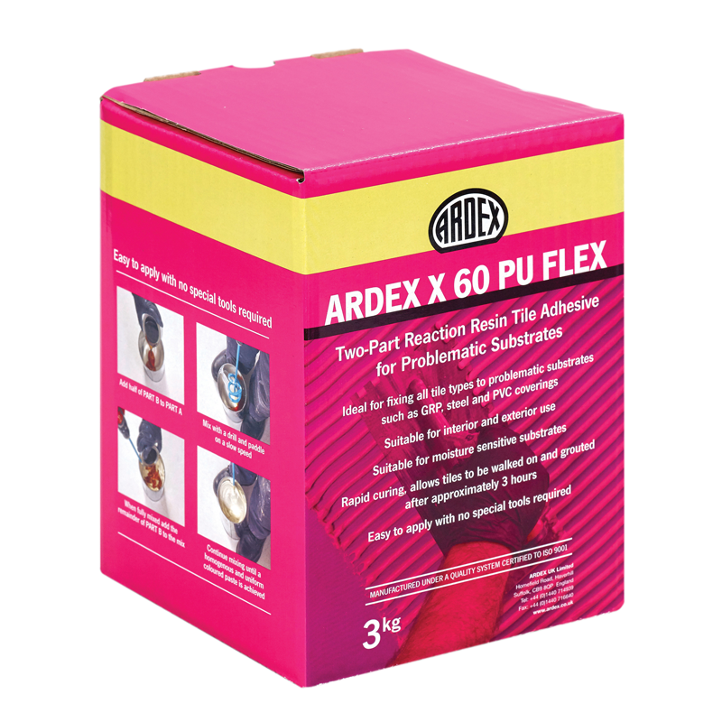 Ardex X60 PU Flex Adhesive 3kg